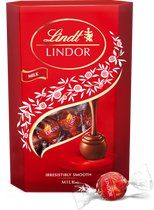 Lindt LINDOR melkchocolade bonbons 200 gram - 16 zacht smeltende melkchocolade bonbons