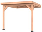 Auvent en bois - Extension Douglas 300 x 300 cm