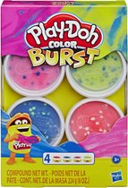 Play-Doh – 4 Pots De Pate A Modeler - Explosion De Couleurs - 56 G Chacun