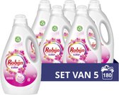 Robijn Color Pink Sensation Lessive Liquide - 5 x 36 lavages - Pack économique
