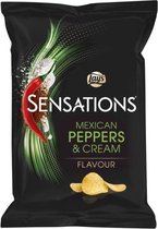Lays Sensations Mexican Peppers & Cream- 10 x 150 Gram