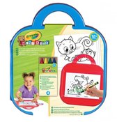 Crayola - Mini Kids - Hobbypakket - Afwasbare Dry-Erase Activiteiten Mat - Kunst & Knutselset Voor Kinderen