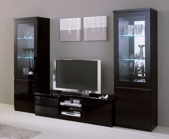 Alcos- TV Meubel Tv-meubel Roma - 150cm - Zwart