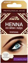 Joanna - Henna For Eyebrows And Eyelashes Cream 3.0 Dark Brown 15Ml