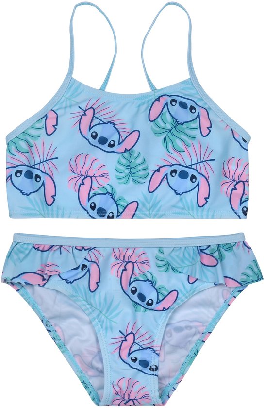 Lilo & Stitch Disney - Blauw tweedelig zwempak voor meisjes / 104-110
