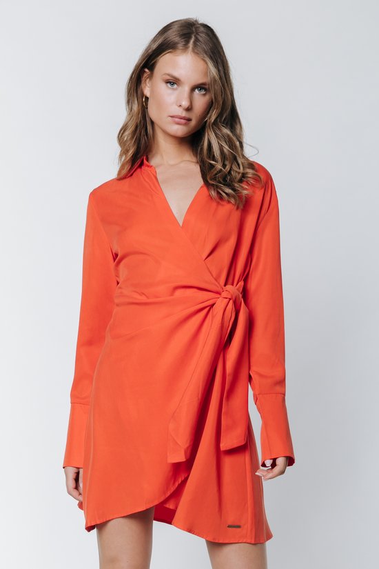 Colourful Rebel Hette Uni Wrap Mini Dress - Taille S